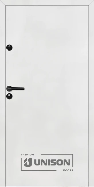 Входна врата Unison Thermo +, модел Basic, Бял Мат