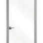 Стъклена врата Lusso, L-0, Сив мат